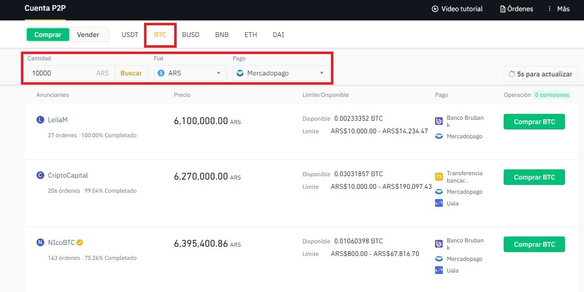 comprar criptomonedas en binance con uala
